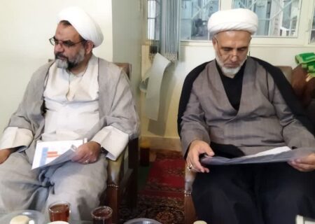 جلسه پذیرش حوزه علمیه با حضور حجه الاسلام استکی مسوول پذیرش مرکز مدیریت